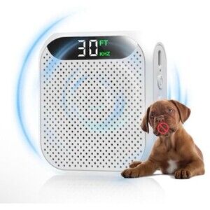 Malok Anti Barking Devices 50 Ft Range Ultrasonic Stop Barking Type C Charging